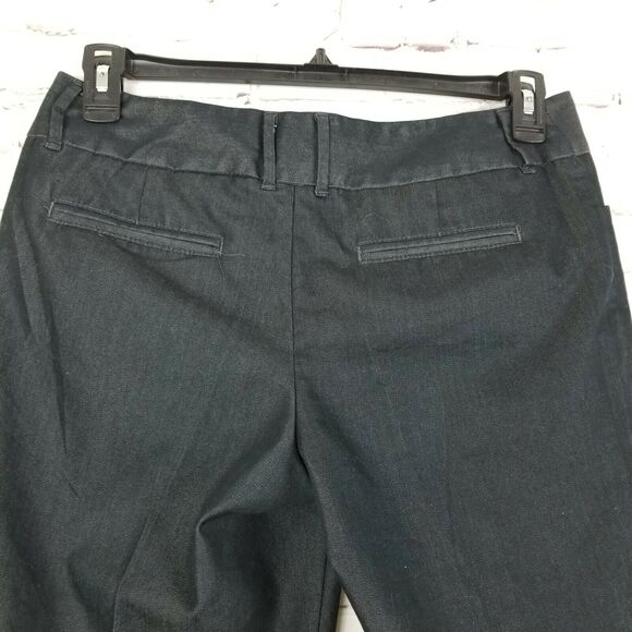 Mossimo Capris Cropped Pants Womens Size 10 Pockets Stretch Dark Gray - Picture 4 of 6